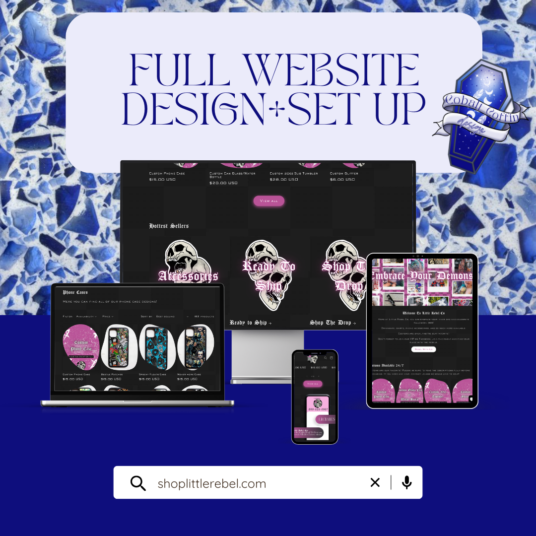 Full Website Design+Set Up